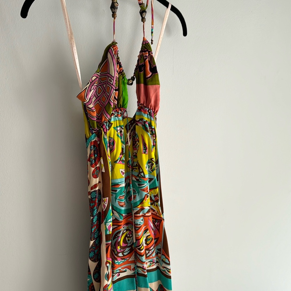 Silk multicolor maxi dress by Alice and Trixie